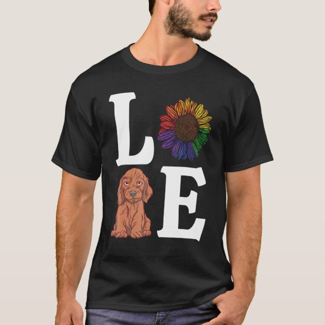 Rädda djuren Hund Ledsen Öga för Hund T Shirt (Framsida)