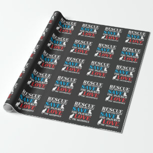 Rädda djuren Spara Cat Hund Vet Tech Veterinarian Presentpapper
