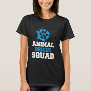 Rädda djuren Squad Animal Höger Activist Animal T Shirt