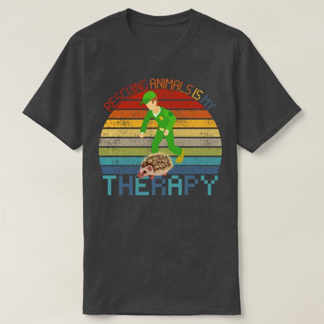 Rädda djuren undsättning av djurförsök t shirt (Design framsida)