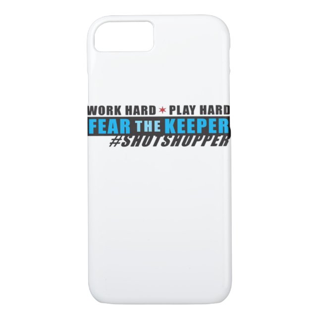 Rädda djurhållaren. Stötpropp - Arbeta hårt, spela Case-Mate iPhone Skal (Baksida)