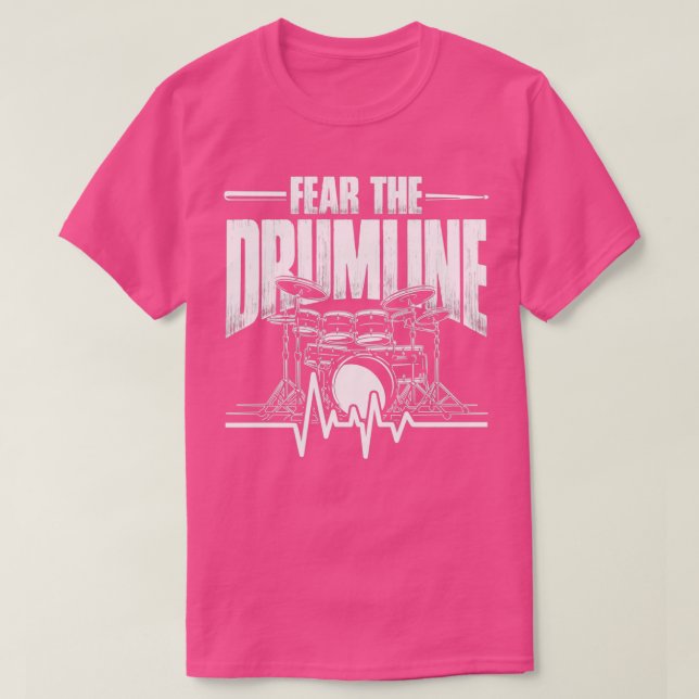 Rädda Drumline Drums T Shirt (Design framsida)