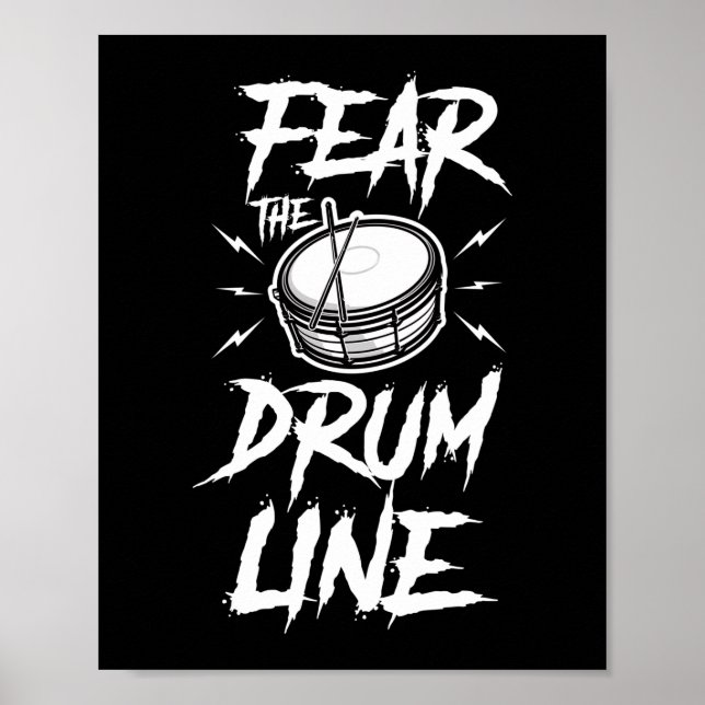 Rädda Drumline Marching Band Poster (Framsidan)