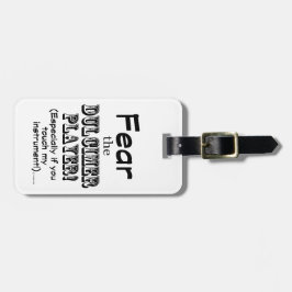 Rädda Dulcimer Player Bagagebricka