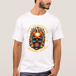 Rädda effekten av flamskallen t shirt