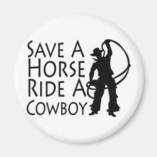 Rädda en häst Ride A Cowboy 2 Magnet