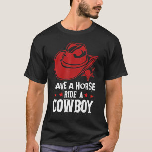 Rädda en häst Ride A Cowboy Gallop För manar Women T Shirt