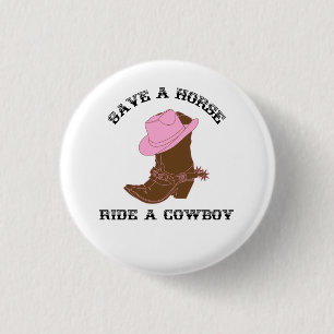 Rädda en häst Ride a Cowboy Knapp