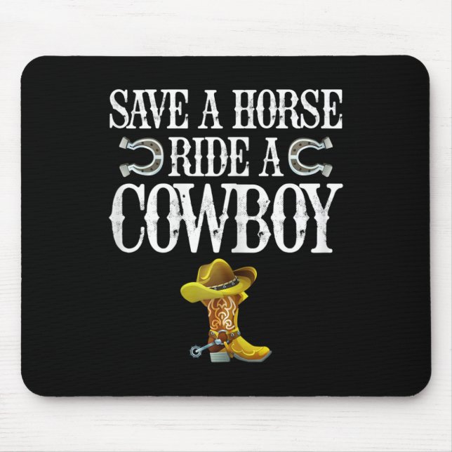 Rädda en häst Ride A Cowboy Musmatta (Framsidan)