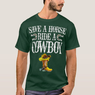 Rädda en häst Ride A Cowboy T Shirt