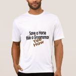 Rädda en häst Ride A Groomsman T-shirt<br><div class="desc">Rädda en häst Ride A Groomsman</div>