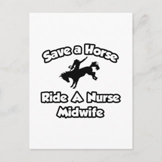 Rädda en häst, Ride a Nurse Midfru Vykort