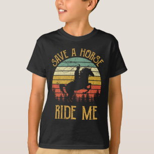 Rädda en häst Ride Me Cowboy Cowgirl Southern West T Shirt