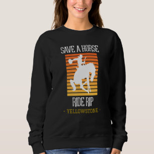 Rädda en häst Ride Rip Yellowstone Montana 1 T Shirt