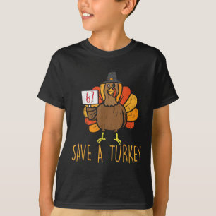 Rädda En Kalkon 67 Rolig Kalkon Thanksgiving Män K T Shirt