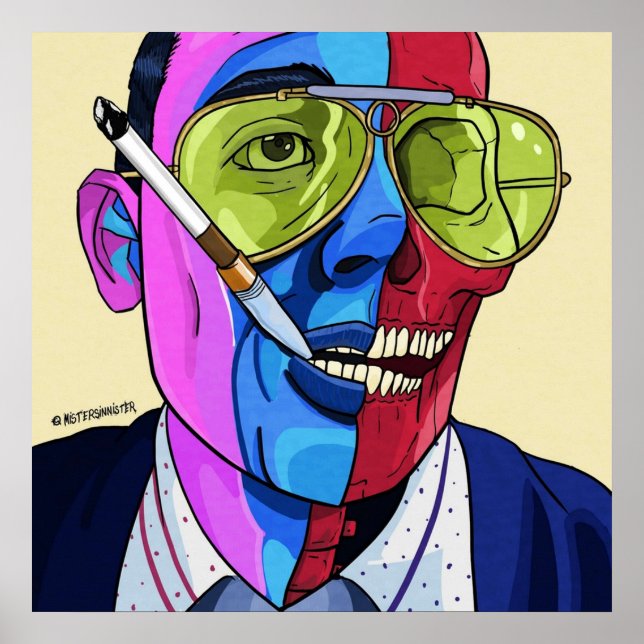 Rädda en Loathing i Las Vegas Poster (Framsidan)