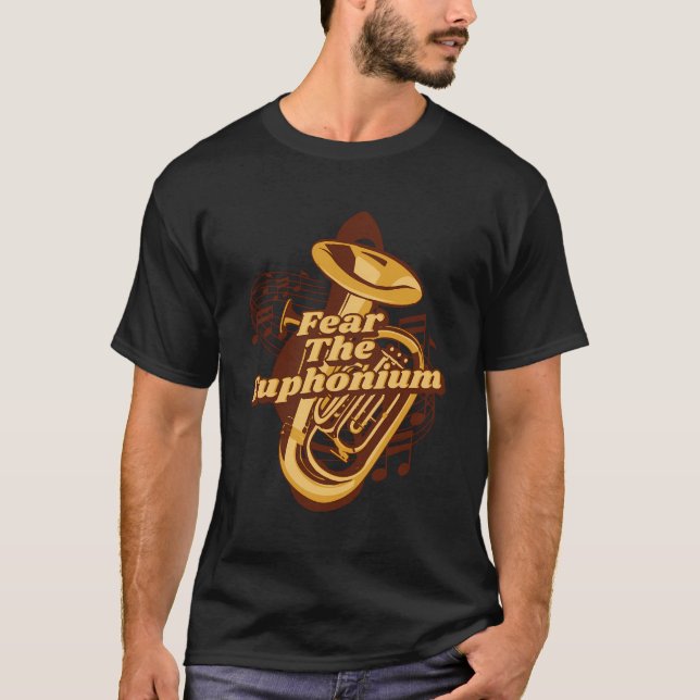 Rädda Euphonium Instrument Euphonnist Player Eup T Shirt (Framsida)