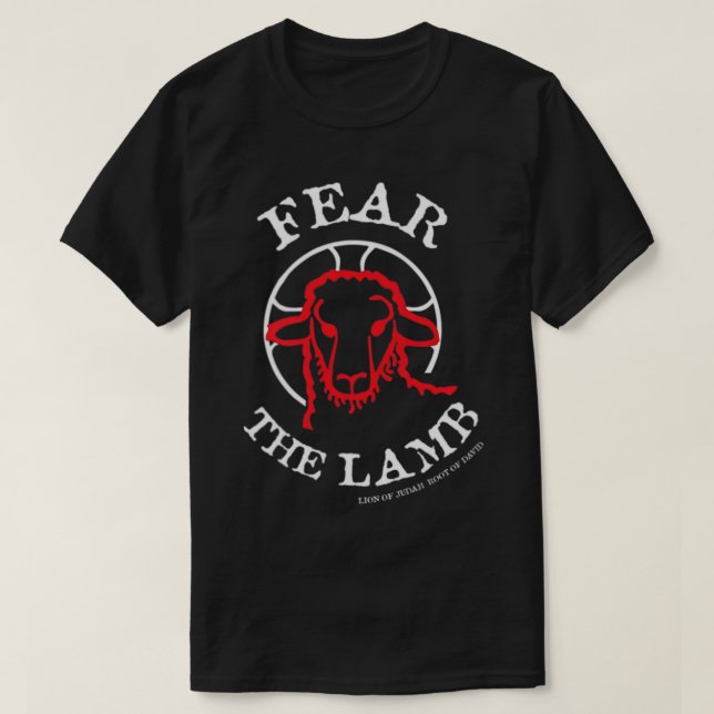 Rädda GOD KUNG Jesus Kristus LAMB T Shirt (Design framsida)
