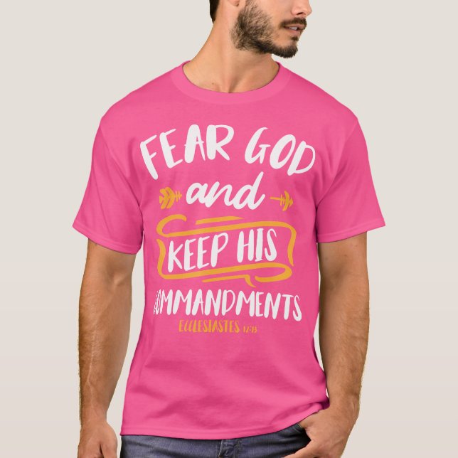 Rädda Gud och Behålla hans berömmande bibel Verse  T Shirt (Framsida)