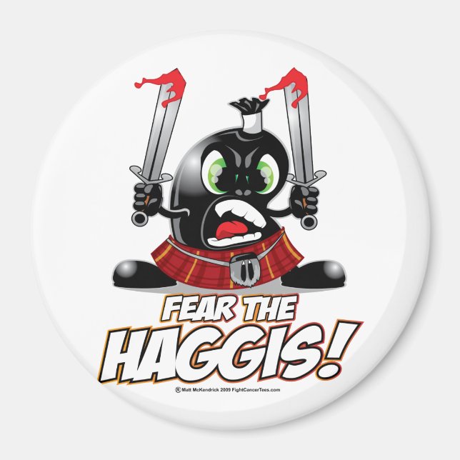 Rädda Haggis Magnet (Framsidan)
