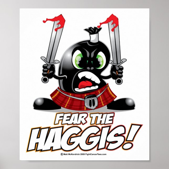 Rädda Haggis Poster (Framsidan)