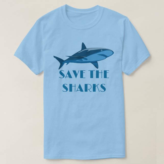Rädda hajarna t shirt (Design framsida)