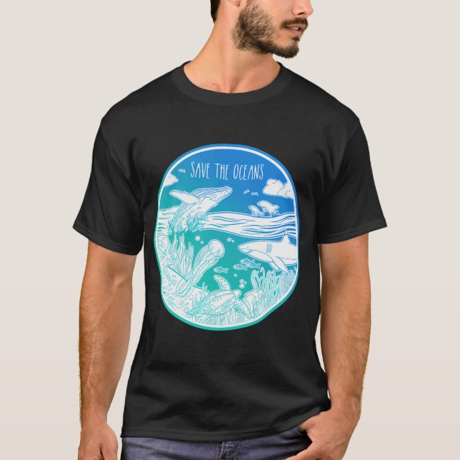 Rädda haven! t shirt (Framsida)