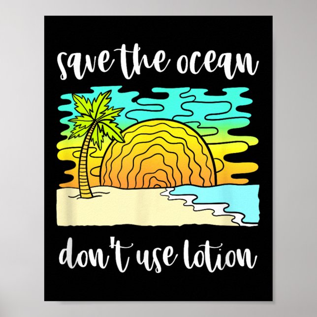 Rädda Havet Miljöskydd  Poster (Framsidan)