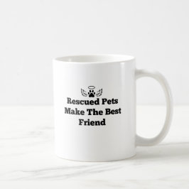 Rädda husdjur gör den bästa vännen kaffemugg