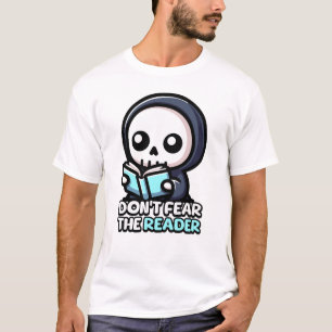 Rädda inte läsaren! Cute Grim Reaper Pun T Shirt