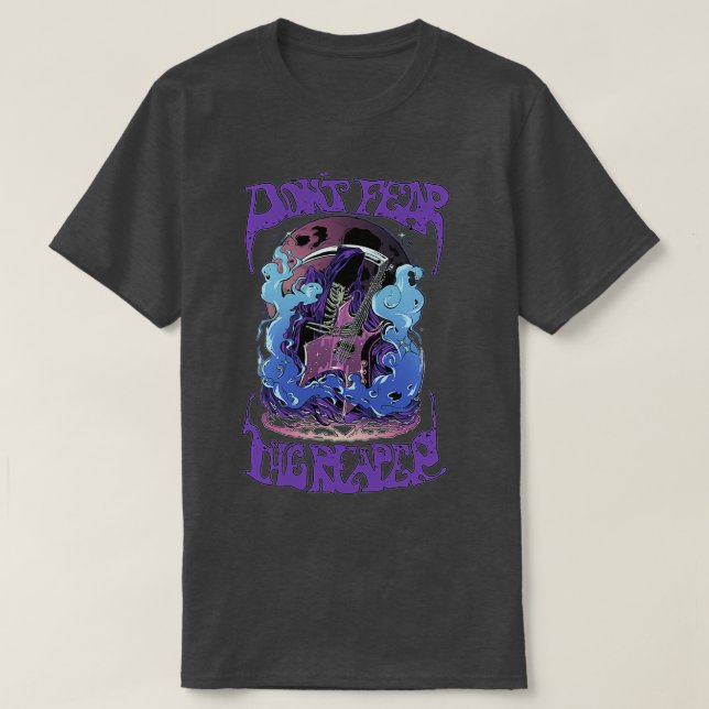 Rädda inte Reaper Blue T Shirt (Design framsida)