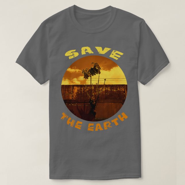 rädda jorden t shirt (Design framsida)