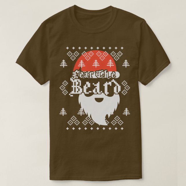 Rädda Jultomten Beard Joke 2 T Shirt (Design framsida)