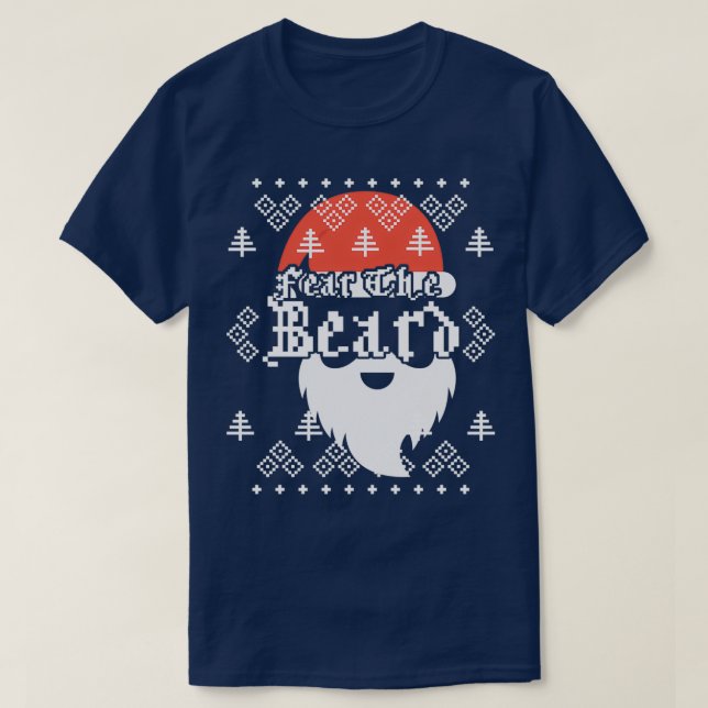 Rädda Jultomten Beard Joke Cla T Shirt (Design framsida)