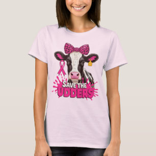 Rädda Juver - Rolig Bröstcancer Ko T Shirt