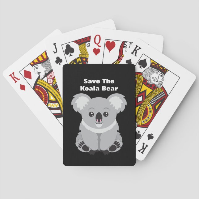 Rädda Koalabjörnen Casinokort (Baksidan)