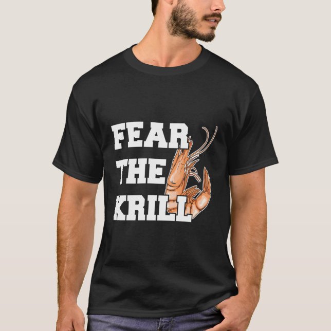 Rädda krillcitatet för en räka t shirt (Framsida)