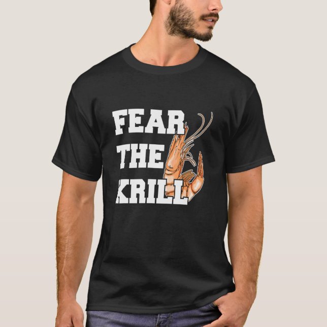 Rädda krillcitatet för en räka t shirt (Framsida)
