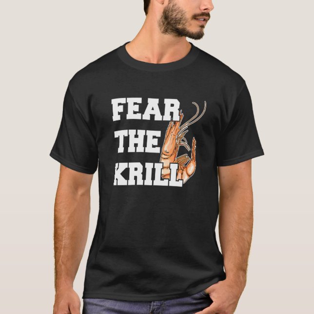 Rädda krillcitatet för en räka t shirt (Framsida)