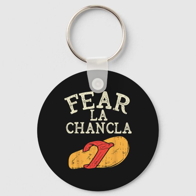 Rädda La Chancla Funny Cinco De Mayo Spain Mexiica Nyckelring (Framsida)