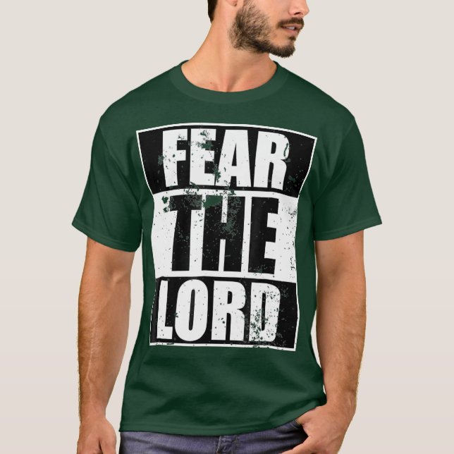 Rädda Lord Coola Christian Funny Gift Manar T Shirt (Framsida)