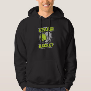 Rädda min Racket Player Professionell Trainer Tenn Hoodie