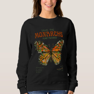 Rädda Monarker Plantera Mer Sidenört Blomma Butte T Shirt