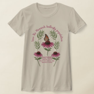 Rädda monarkfjärilen t shirt