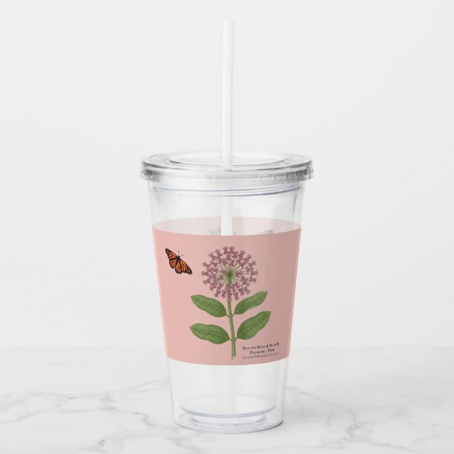 Rädda Monarkfjärilspopulationen Mors dag Take Away Mugg (Framsida)