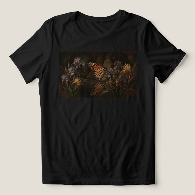 Rädda Monarkfjärilspopulationen T Shirt (Design Framsida)