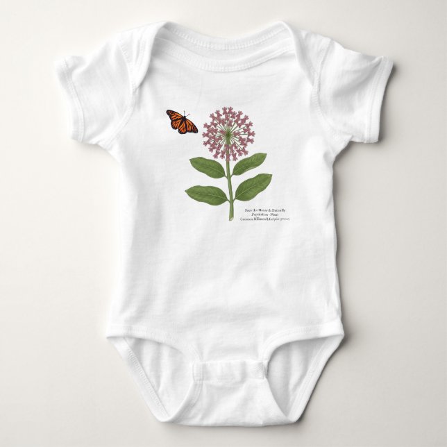 Rädda Monarkfjärilspopulationen T Shirt (Framsida)