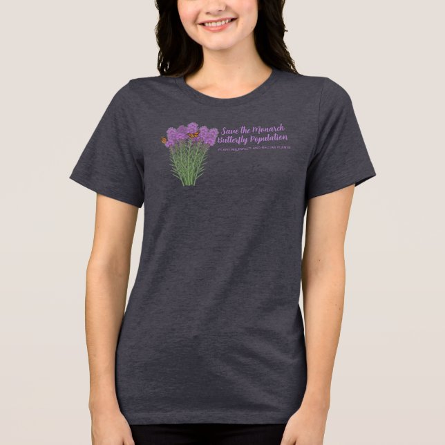 Rädda Monarkfjärilspopulationen T Shirt (Framsida)