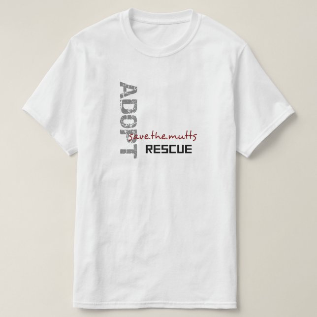 Rädda Mutts Unisex T-Shirt (Design framsida)
