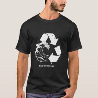 Rädda Oceanerna Ocean Skydd Naturälskare Jord T Shirt
